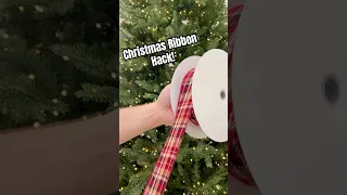 Best way to work ribbon into your Christmas tree
