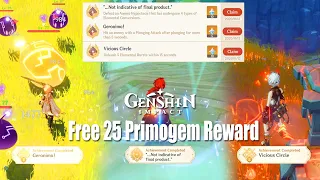 genshin impact vicious circle geronimo final product hidden achievements guide