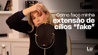 COMO FAÇO MINHA EXTENSÃO DE CÍLIOS FAKE