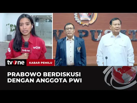Prabowo Kunjungi Dewan Pers dan Berikan Pidato Kebangsaan
