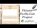 GUI Tkinter Project Build a Simple To-Do List App with Python