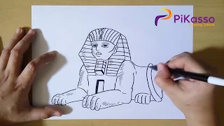 How To Draw The Great Sphinx Step By Step 