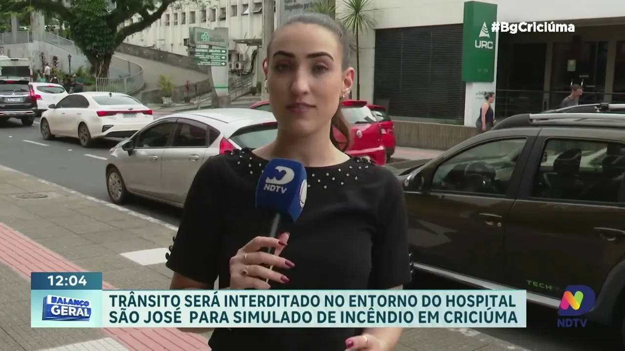 Simulado de incêndio bloqueia trânsito no entorno do Hospital São José