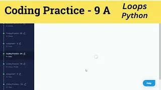 Coding Practice - 9 A Loops