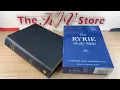 KJV Ryrie Study Bible - Genuine Leather Black