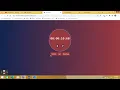 StopWatch using HTML CSS and JavaScript
