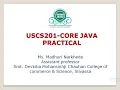 Core Java Practical 1