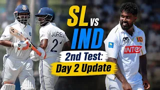 SL vs IND 2nd Test: India’s Day 2 Lunch Update — Where Do They Stand?