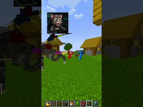 I Froze Time to Save My Minecraft Village 😭 #minecraft #shorts