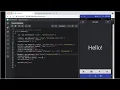 Adding a footer with buttons