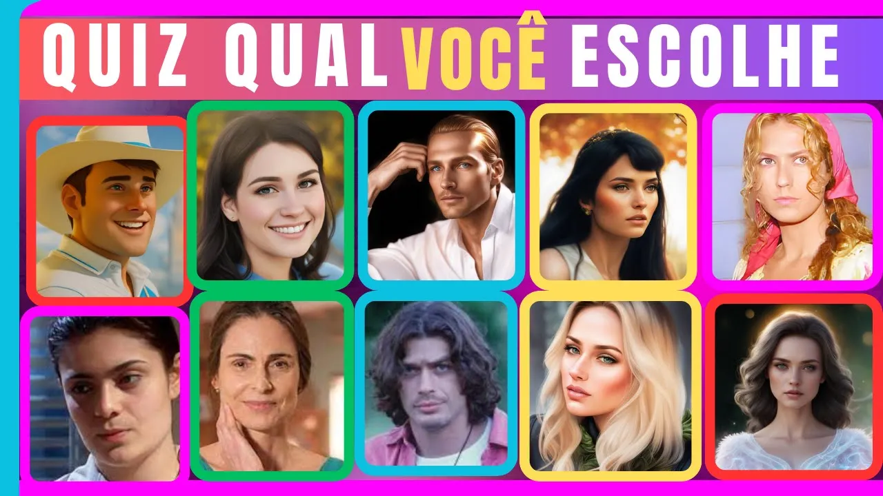 ✨QUIZ QUAL CELEBRIDADES VOCÊ ESCOLHE |  EM 15 SEGUMDOS #QUIZ DO SABER?#questionário