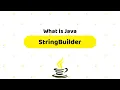 What is Java StringBuilder