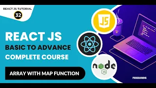React Tutorial In Hindi React Array Map Method React JS Tutorial For Beginners To Advance