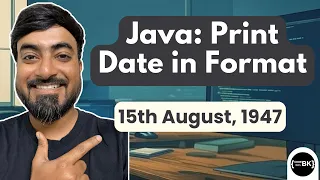 Java Program to Print Date in a Given Format Using Day Month and Year