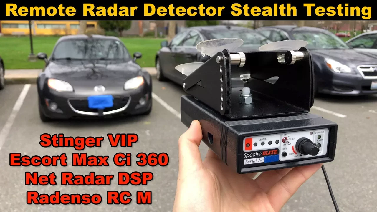 Max Rottier Radar Spectre Elite Undetectability Testing vs. Remote Radar Detectors ...