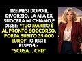 Lagu Dopo il divorzio, la mia ex suocera chiamò: “Tuo marito è in ospedale — porta i soldi!”