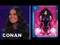 How Olivia Munn Squeezes Into Her X-Men Costume CONAN on TBS