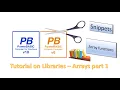 PowerBasic Snippets - Tutorial on Libraries part 8 Array handling