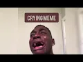 Black guy crying meme - funny reaction memes