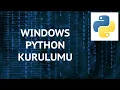 Python 3 Dersleri 3 - Windows Uzerinde Python Kurulumu