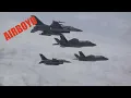F-16 and F-35 Flying Together