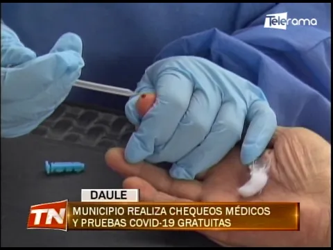 Municipio realiza chequeos médicos y pruebas covid-19 gratuitas