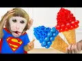 Download Lagu Monkey MoMo \u0026 Monkey Nana Driving a Tractor: The Journey of Facing the Power of Fire and Ice