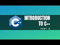 Introduction to C Part 2 - Variables Inputs and Methods