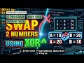 Swap Two Numbers Using XOR in C Smart Interview Trick