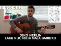 Lagu Dino Merlin - Laku noć moja mala barbiko | Lekcija za gitaru (Ritam i Akordi)