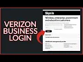 How to Login Verizon Business Account 2022 Verizon Business Login Tutorial