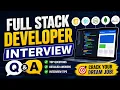 Full Stack Developer Interview Questions Answers