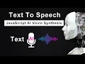 Text to Speech Software Transcribe Text to Speech with Speech Synthesis