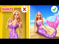 Download Lagu ¡De unas PIERNAS de Barbie a una COLA de Sirena! *SORPRENDENTE* Cambio de Imagen de Sirena