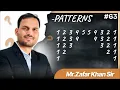 63 Number Pattern Program In Python Explained by Zafar Sir