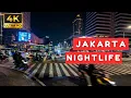 Lagu Relaxing Night Walk in Central Jakarta  | REAL Jakarta Nightlife \u0026 City Vibes 🇮🇩