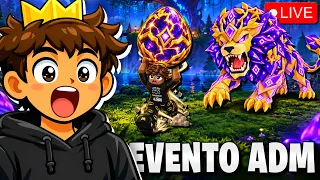EVENTO de ADMIN no ROUBE UM OVO AO VIVO 🟠 NOVO BIOMA e SEGREDOS na ATUALIZAÇÃO - TEUX LIVE #roblox