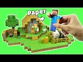 I Made a Mini Minecraft World Using PAPER