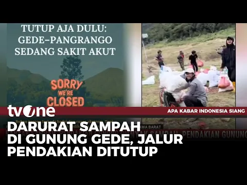 Bersih-bersih Sampah dan Evaluasi di Gunung Gede, Sejumlah Relawan Turun Tangan