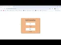 Build a Feet to Inches unit Converter using HTML CSS JavaScript Beginner Web Project