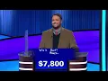 Jeopardy Tournament of Champions February 2 2026 Finals Game 1