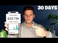 How I Made 32 000 in 30 Days Dropshipping With NO MONEY