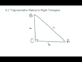 PCR 5-2 Trigonometric Ratios in Right Triangles