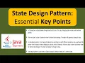 State Design Pattern Essential Key Points