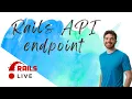 Adding a Rails API endpoint controller tests LIVE