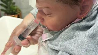 Maria Flor Ficou Gripada🥺🤧-Fazendo Lavagem Nasal/Milli Produções 