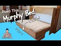 How to Build a Murphy Bed Desk DIY - Study Bed NO KIT or HARDWARE