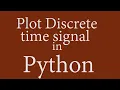 Signal Processing basics in Python - Lecture 3