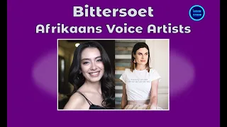 bittersoet afrikaans voice artists
