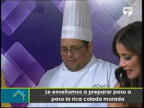 Le enseñamos a preparar paso a paso la rica colada morada